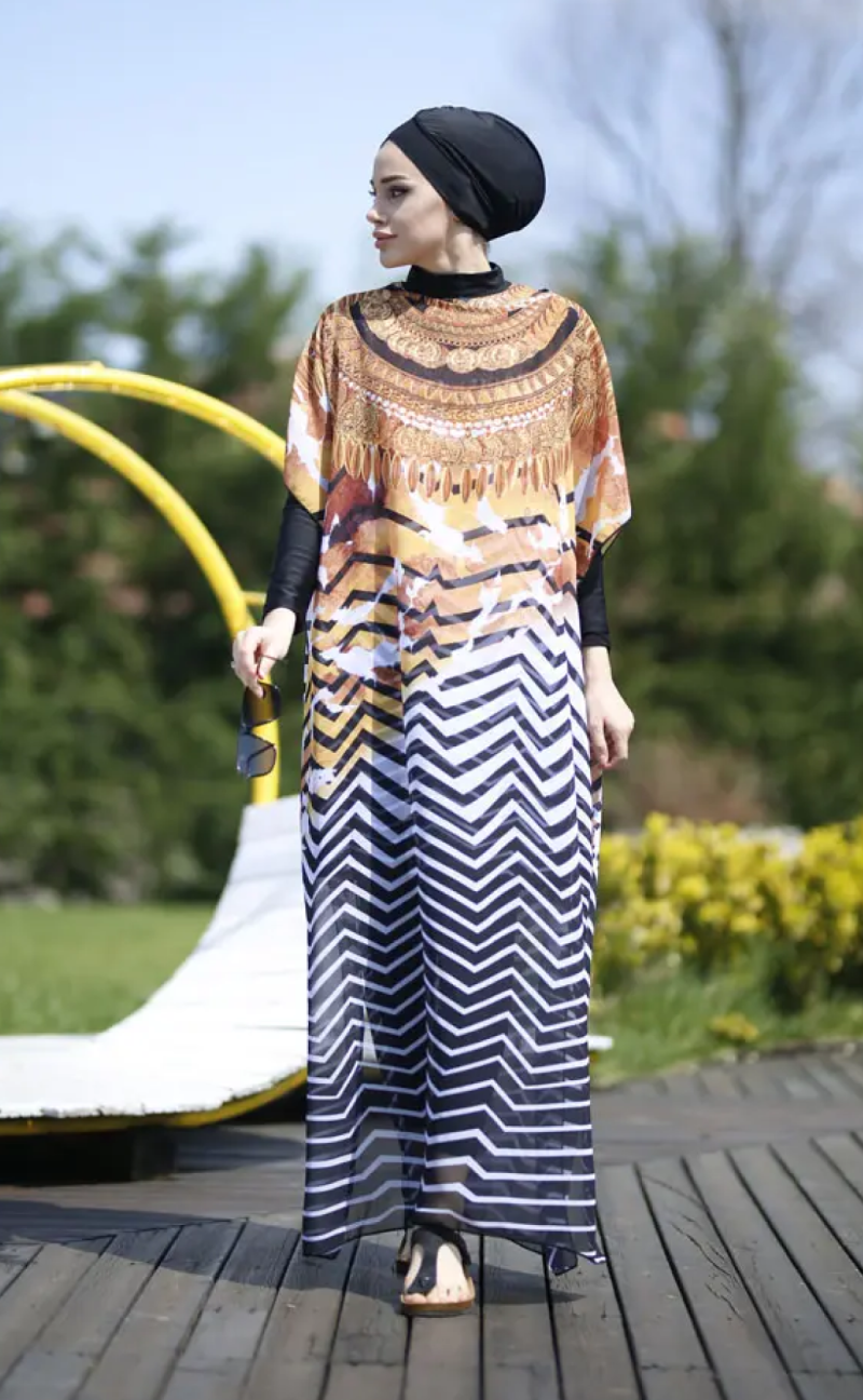 image_produit_plein_pied_maillot_de_bain_couvrant_burkini_long_caftan_de_plage_imprime_antica_miss_burkini